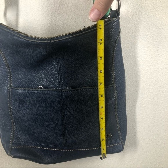 The Sak Lucia Leather Crossbody Bag Blue Everyday Casual Purse - Picture 16 of 16